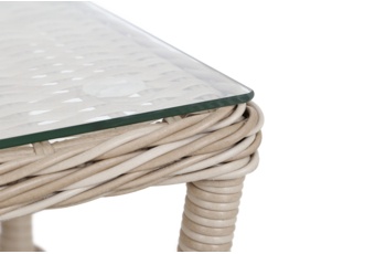 Meble ogrodowe technorattanowe Sofia Beige / Beige Melange