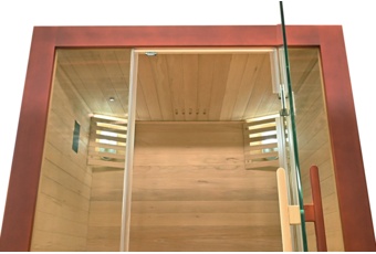 Sauna fińska Nordum Basic 2-osobowa brązowa