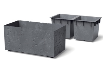 Donica ogrodowa Sierra Case Beton Effect Marengo 63 l