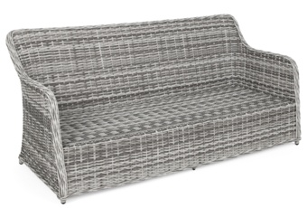 Meble ogrodowe technorattanowe Bergamo Light Grey / Grey Melange