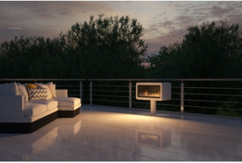 Biokominek Infire Inecco biały