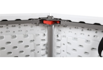 Stół cateringowy, składany stolik z HDPE 122 cm Stół cateringowy składany 122 cm - 2 wysokości