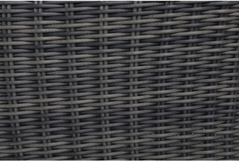 Meble ogrodowe technorattanowe Bristol 230 cm Grey / Grey Melange 8+1