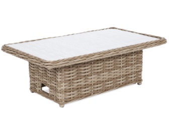 Narożny zestaw mebli ogrodowych Foggia Beige / Beige Melange