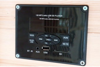 Sauna infrared narożna DH3C White z koloroterapią