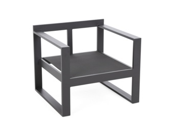 Narożne meble ogrodowe aluminiowe Neapol Comfort Grey / Grey Melange