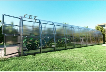 Szklarnia ogrodowa z poliwęglanu Terplant Comfort 2x10 m