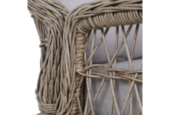 Meble ogrodowe technorattanowe Corfu Natural / Beige