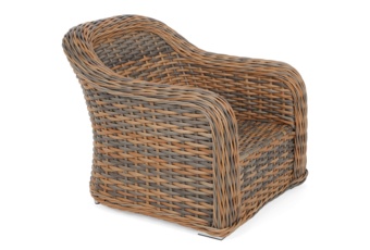 Meble ogrodowe technorattanowe Foggia Ginger Melange / Dark Grey