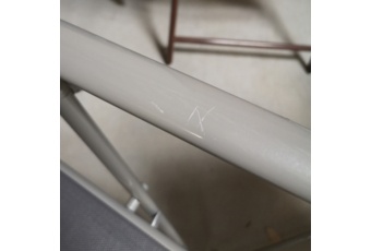 Krzesło ogrodowe metalowe Casablanca Silver / Grey II. gatunek