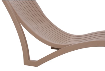 Leżak ogrodowy Portland Beige