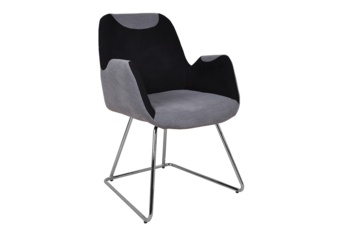 Krzesło konferencyjne Milano Grey/Black