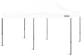 Pawilon handlowy 6x3 biały Namiot handlowy 600 x 300 cm biały