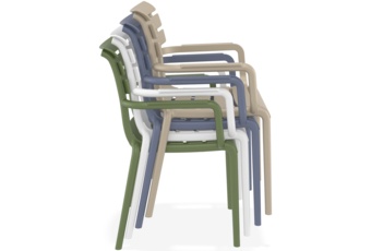 Krzesło Siesta Paris Taupe beżowe Krzesło Siesta Paris Taupe