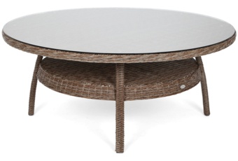 Meble ogrodowe technorattanowe Bristol Round Elegant 180 cm Ginger / Brown Melange 8+1