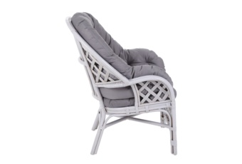 Meble ogrodowe rattanowe Diego Light Grey / Grey 3+1