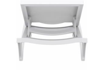 Leżak ogrodowy Siesta Pacific White / White