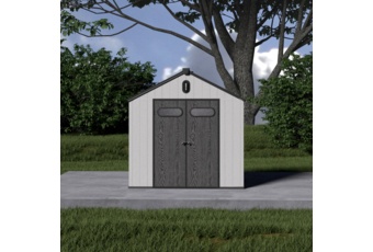 Domek narzędziowy Halmstad 239 x 239 cm Light Grey