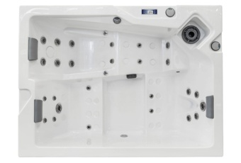 Wanna ogrodowa z hydromasażem Hanscraft Oka Plug & Play 2 - dla 3 osób - 28 dyszy masujących Wanna ogrodowa z hydromasażem Hanscraft Oka Plug & Play 2