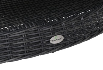 Meble ogrodowe technorattanowe Bristol Round Elegant 180 cm Grey / Grey Melange 8+1