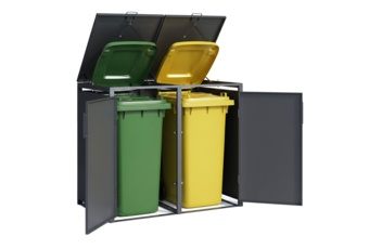 Zabudowa kosza śmietnikowego TOP BOX Basic 2 x 240 l