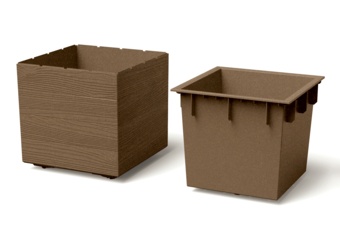 Donica ogrodowa Madera Square Eco Wood Eco Wood 31 l