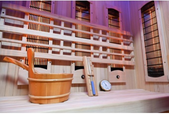 Sauna hybrydowa Nordum Combi Line 2-osobowa czarna