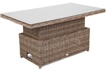 Meble ogrodowe technorattanowe Memfis Ginger / Brown Melange powystawowe