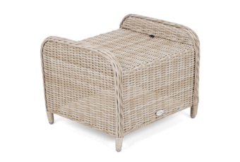 Podnóżek technorattanowy Bristol Beige / Beige Melange