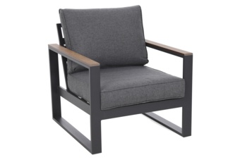 Meble ogrodowe aluminiowe Sorrento Polywood Grey / Grey Melange