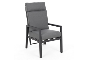 Meble ogrodowe aluminiowe Morton Dark Grey / Grey