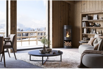 Biokominek na taras Infire Incoza 4 czarny Biokominek Infire Incoza 4 czarny