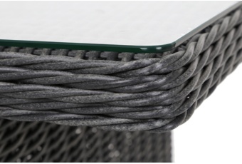 Narożnik technorattanowy lewy Alicante Grey / Grey Melange