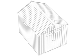 Domek narzędziowy Halmstad 239 x 302 cm Light Grey