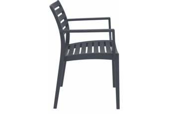 Meble ogrodowe Siesta Artemis Ares 140 cm Dark Grey 4+1