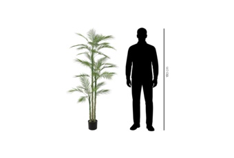 Sztuczna palma trzypniowa 180 cm