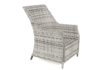 Narożny zestaw mebli ogrodowych prawy Alicante Light Grey / Grey Melange