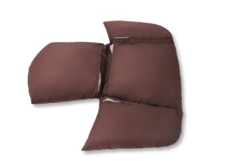 Fotel wiszący kokon Lugo Black / Brown