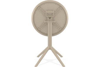 Stół Siesta Sky Folding Ø 60 cm Taupe - składany - okrągły Stół Siesta Sky Folding Ø 60 cm Taupe