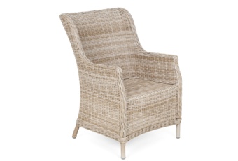 Meble ogrodowe technorattanowe Bristol Round Elegant 180 cm Beige / Beige Melange 8+1 - beżowe - dla 8 osób Meble ogrodowe technorattanowe Bristol Round Elegant 180 cm Beige / Beige Melange 8+1