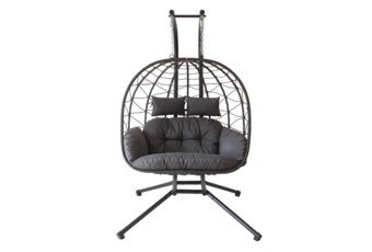 Fotel wiszący 2-osobowy Lugo Grey / Grey 