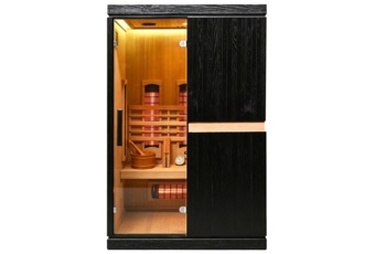 Sauna hybrydowa Nordum Combi Line 2-osobowa czarna