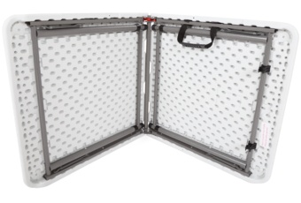 Stół cateringowy, składany stolik z HDPE 122 cm Stół cateringowy składany 122 cm - 2 wysokości