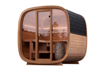 Sauna fińska zewnętrzna Leil® Saunas Dice Solo 5-osobowa