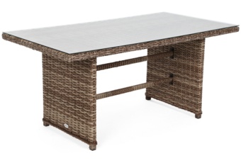 Meble ogrodowe technorattanowe Bergamo Ginger / Brown Melange