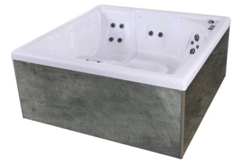 Wanna ogrodowa z hydromasażem Hanscraft Oka Plug & Play Wave 2