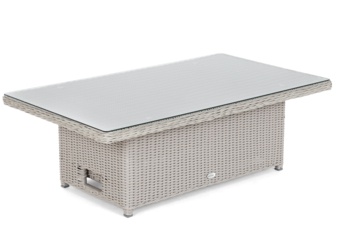 Meble ogrodowe technorattanowe Memfis White / Grey