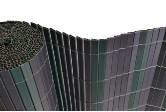 Mata PVC Regular na ogrodzenie 150 x 500 cm szaro-zielona