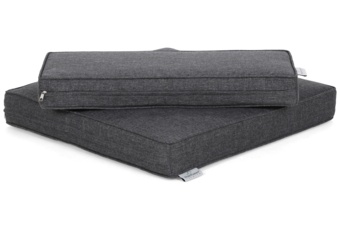 Narożnik modułowy z technorattanu Kansas Maxi Grey / Grey Melange - szary - dla 6 osób Narożnik modułowy z technorattanu Kansas Maxi Grey / Grey Melange