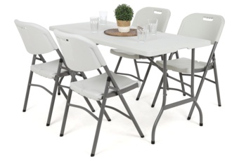 Zestaw mebli cateringowych 152 cm 4+1